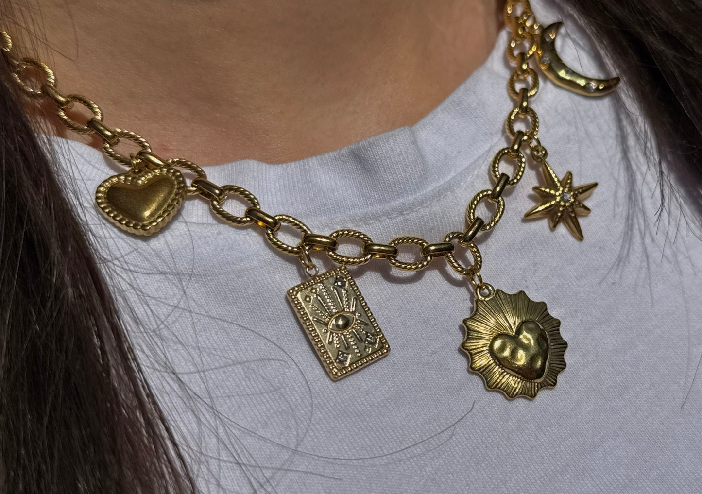 Chaîne Angèle | Collier Breloques Personnalisable